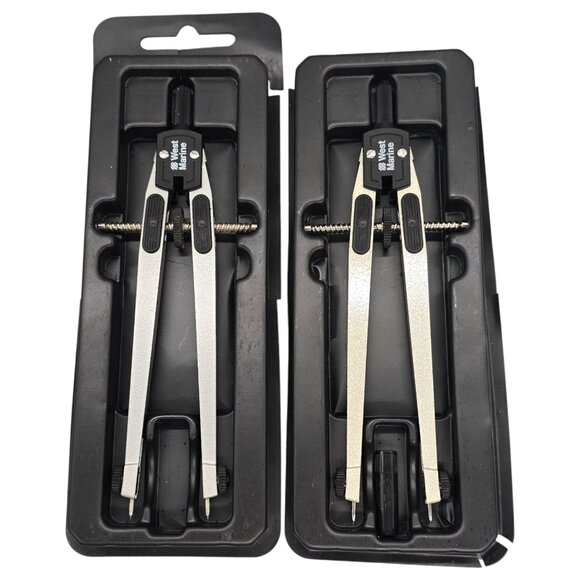 Marine Navigation Dividers Compass Drafting Tools 6.75 in Precision Adjustable - Picture 1 of 8